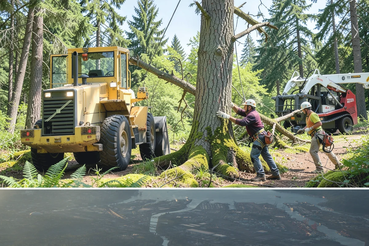 Tree planting in Fife, Pierce County, WA - Planting is best performed during dormant seasons to minimize transplant shock in the Pacific Northwest climate, though...