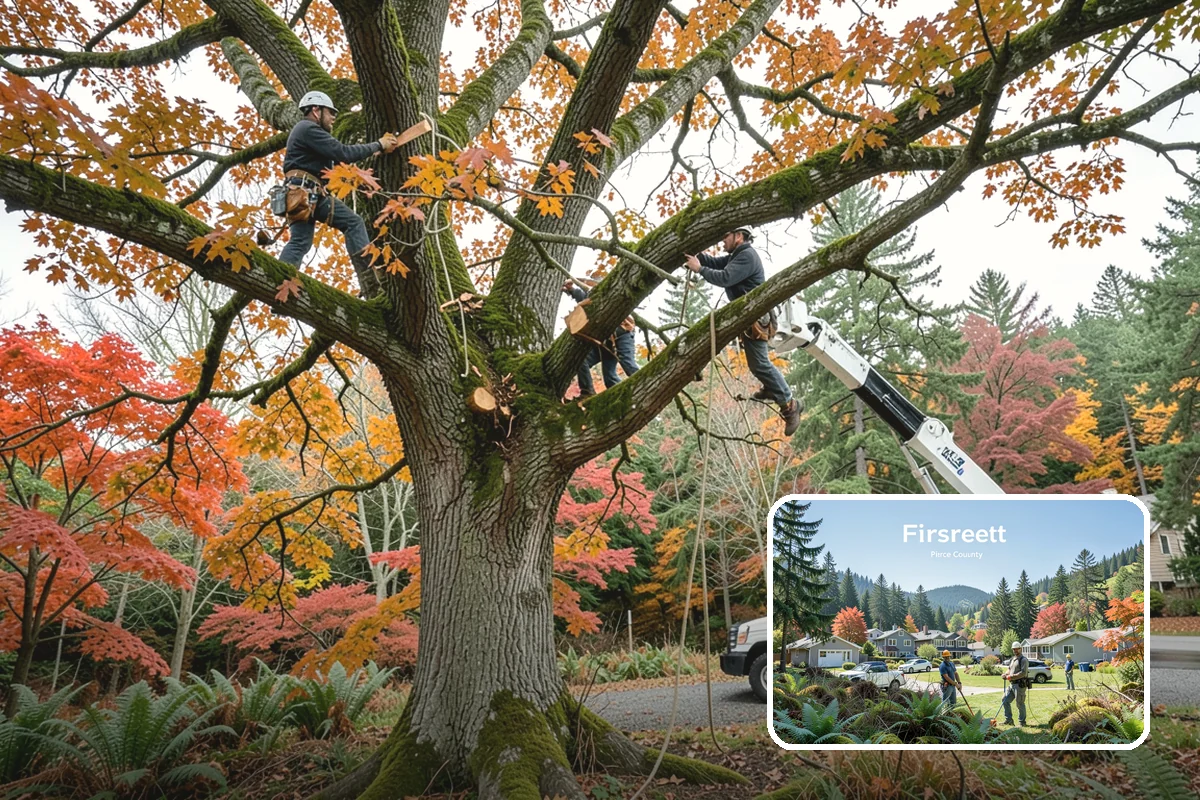 Tree planting in Fircrest, Pierce County, WA - Restores and expands tree cover