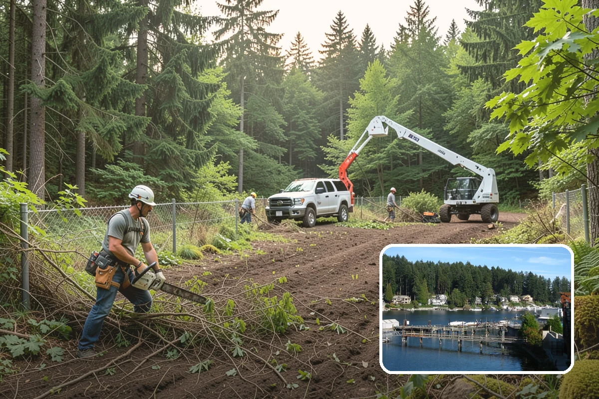 Tree planting in Gig Harbor, Pierce County, WA - Restores and expands tree cover
