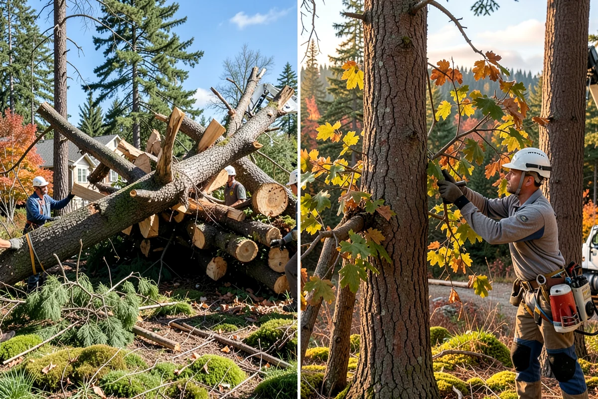 Tree planting in Hunts Point, King County, WA - Assess site conditions and select suitable species