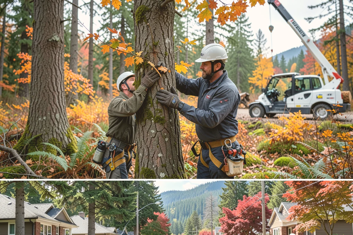 Tree planting in Hunts Point, King County, WA - Planting is best performed during dormant seasons to minimize transplant shock in the Pacific Northwest climate, though...