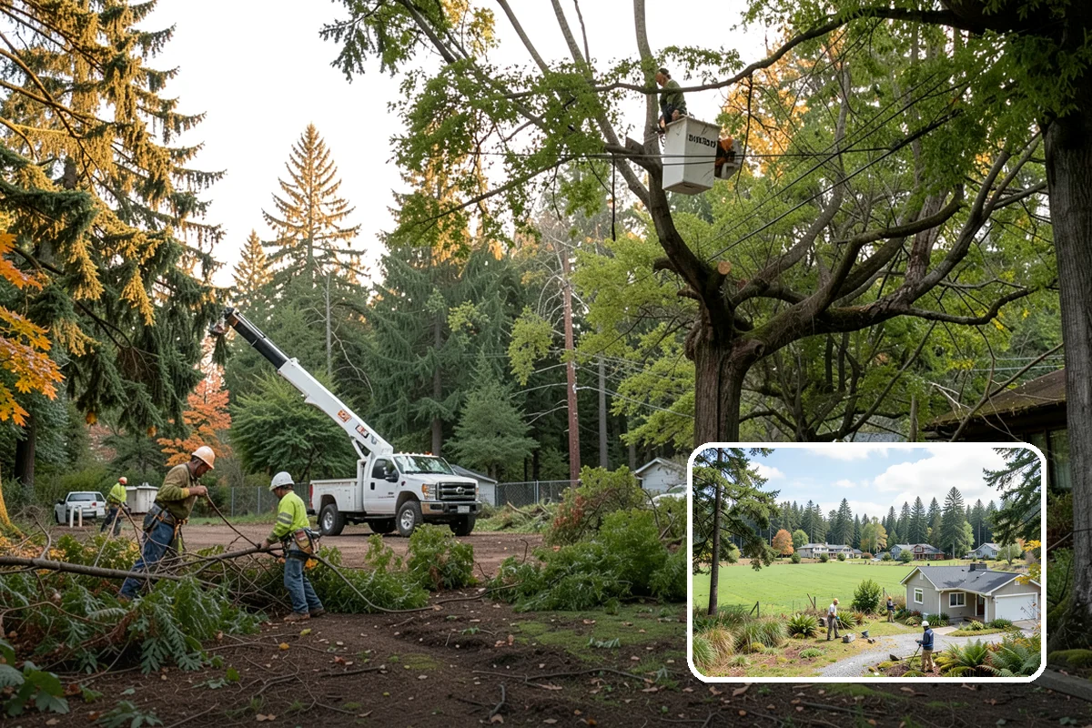 Tree planting in Lyman, Skagit County, WA - Restores and expands tree cover