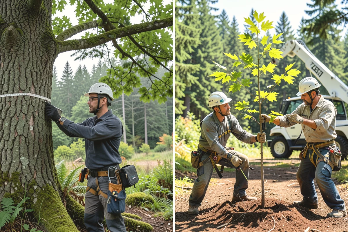 Tree planting in Monroe, Snohomish County, WA - Assess site conditions and select suitable species