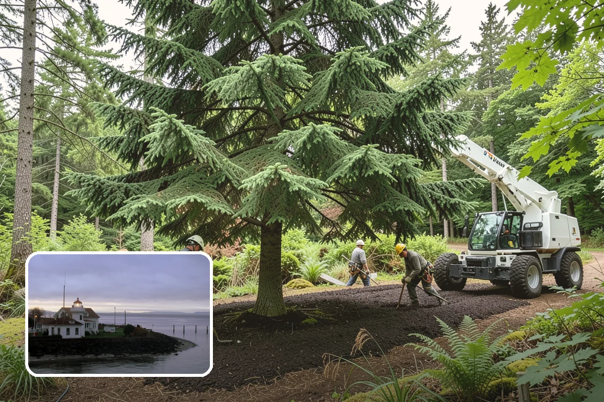 Tree planting in Mukilteo, Snohomish County, WA - Restores and expands tree cover