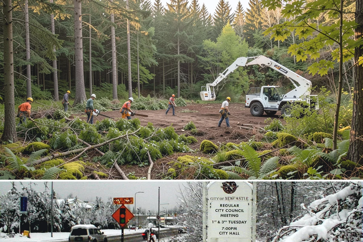 Tree planting in Newcastle, King County, WA - Planting is best performed during dormant seasons to minimize transplant shock in the Pacific Northwest climate, though...