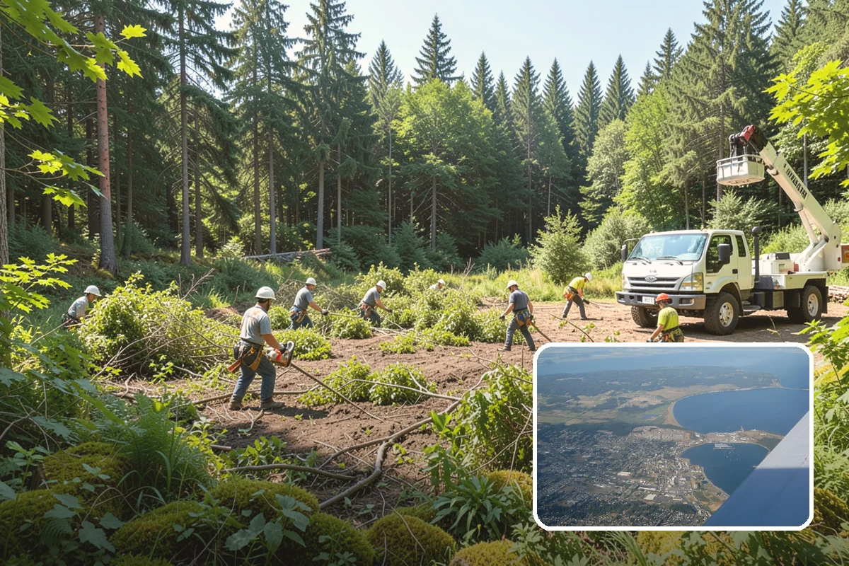 Tree planting in Oak Harbor, Island County, WA - Restores and expands tree cover
