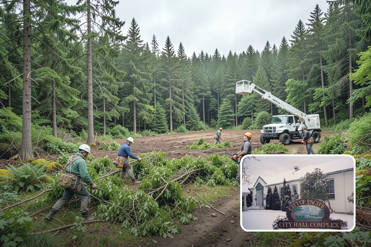 Tree planting in Pacific, King County, WA - Restores and expands tree cover