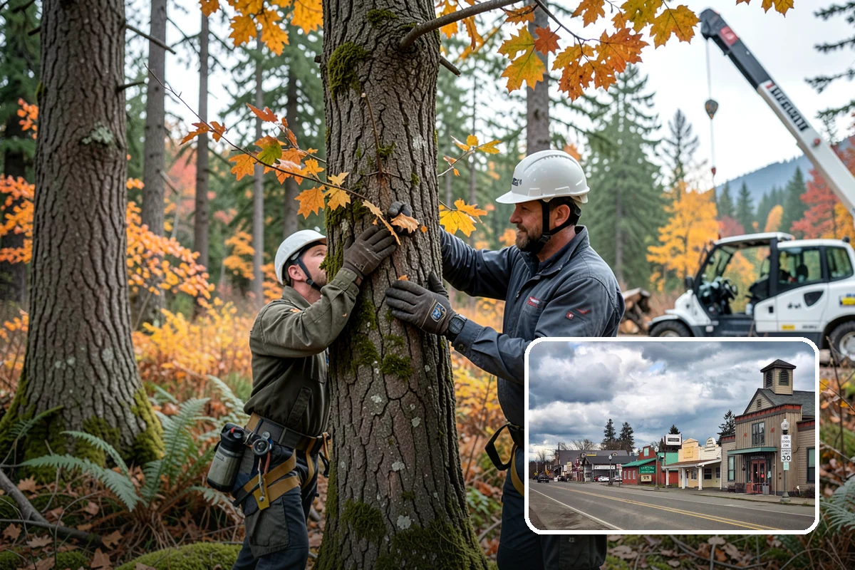 Tree planting in Roy, Pierce County, WA - Restores and expands tree cover