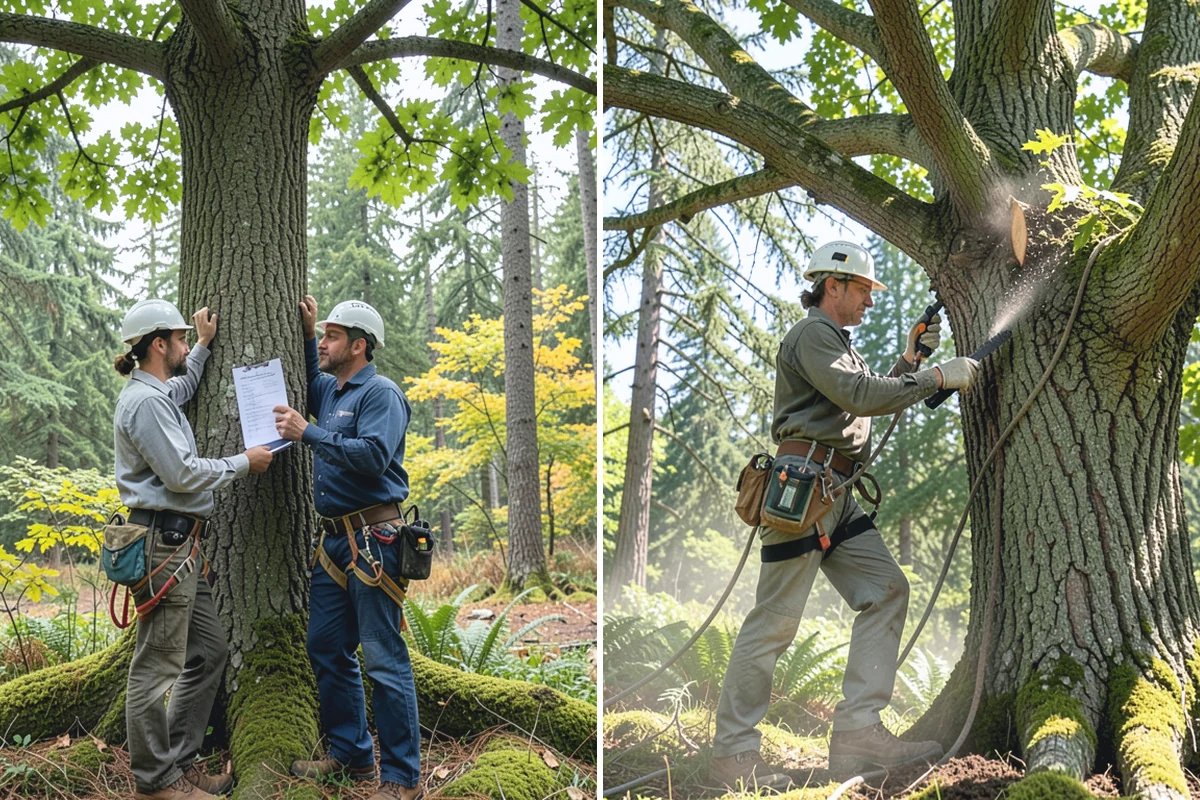 Tree planting in Roy, Pierce County, WA - Assess site conditions and select suitable species