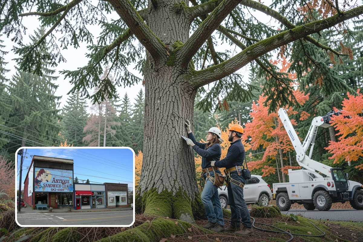 Tree planting in Ruston, Pierce County, WA - Restores and expands tree cover