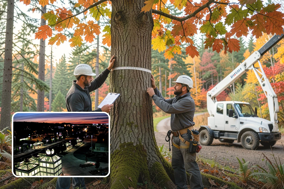 Tree preservation during construction in Auburn, King County, WA - Protects valued trees during projects