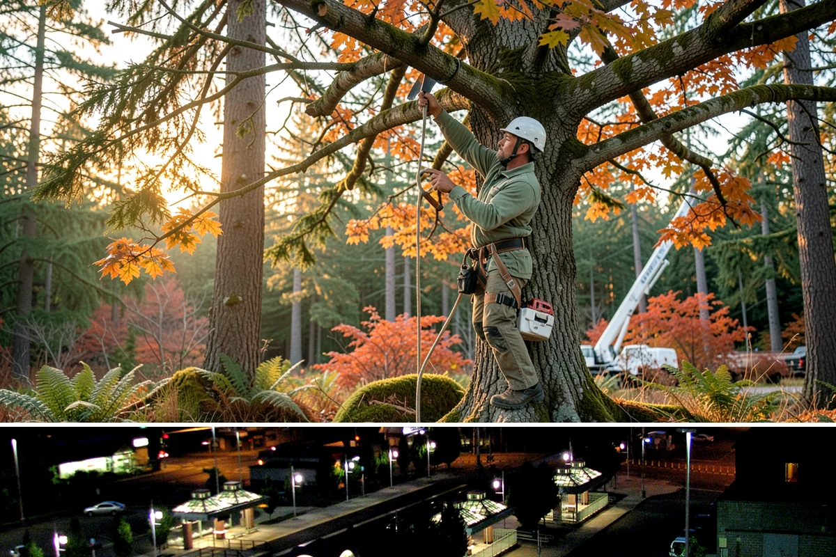 Tree preservation during construction in Auburn, King County, WA - This service can be performed year-round in Puget Sound but requires careful monitoring during wet seasons to prevent soil...