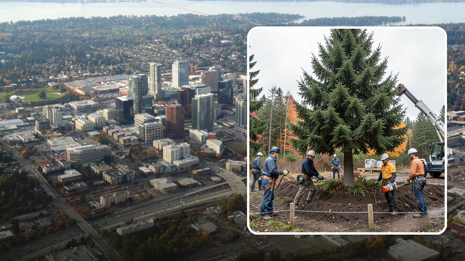 Tree preservation during construction in Bellevue, King County, WA - Measures to protect trees throughout construction.