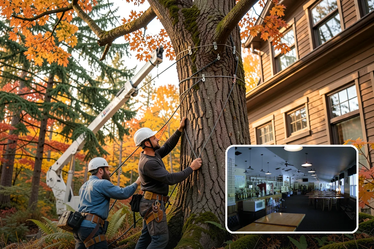 Tree preservation during construction in Black Diamond, King County, WA - Protects valued trees during projects