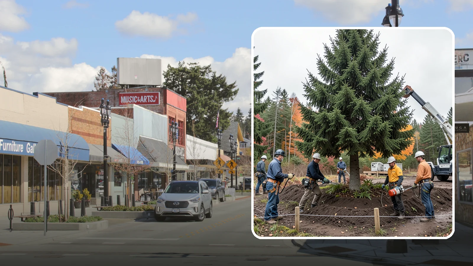 Tree preservation during construction in Bothell, King County, WA - Measures to protect trees throughout construction.