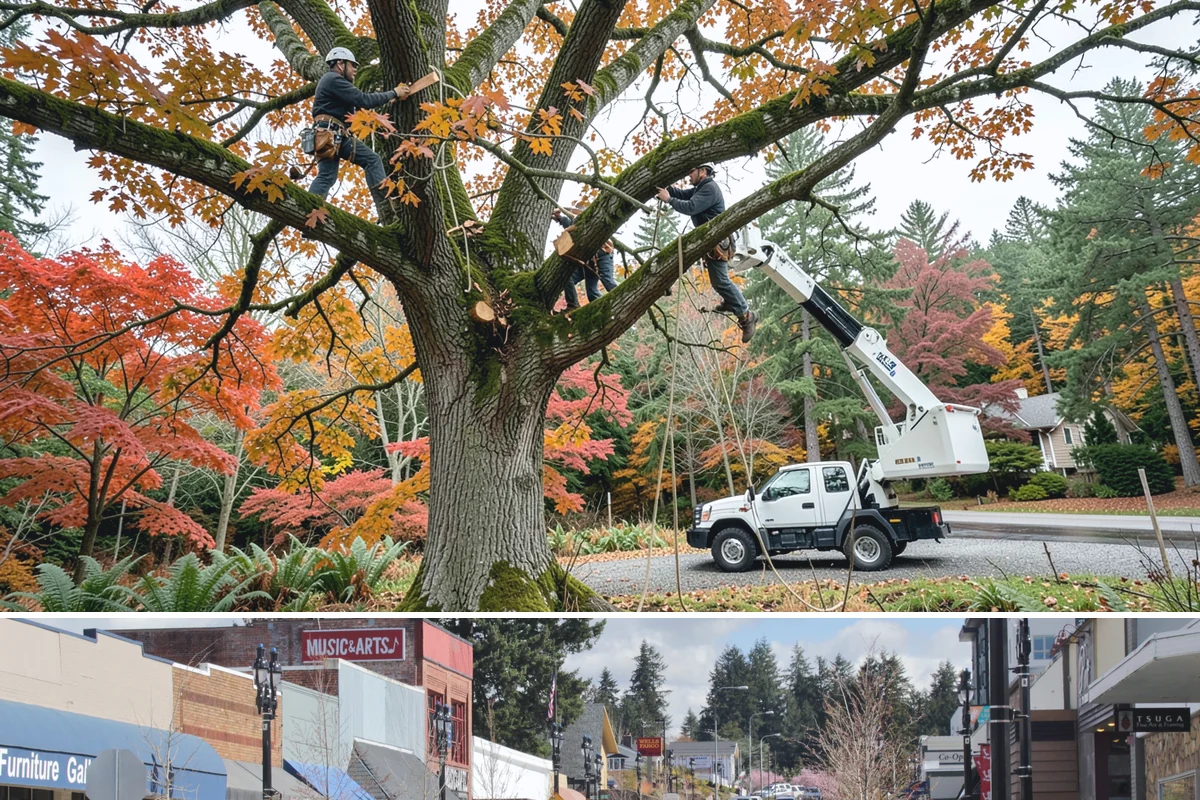 Tree preservation during construction in Bothell, King County, WA - This service can be performed year-round in Puget Sound but requires careful monitoring during wet seasons to prevent soil...