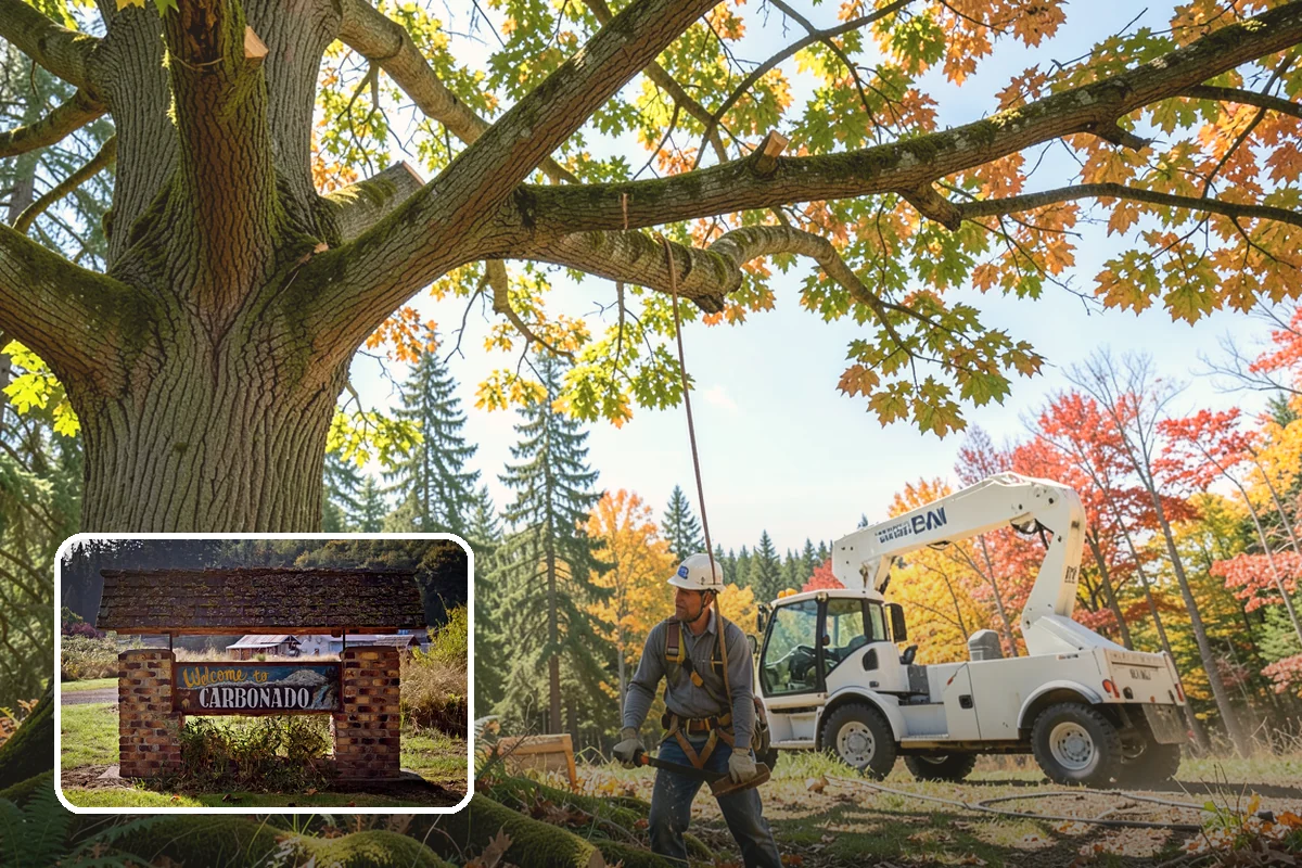 Tree preservation during construction in Carbonado, Pierce County, WA - Protects valued trees during projects