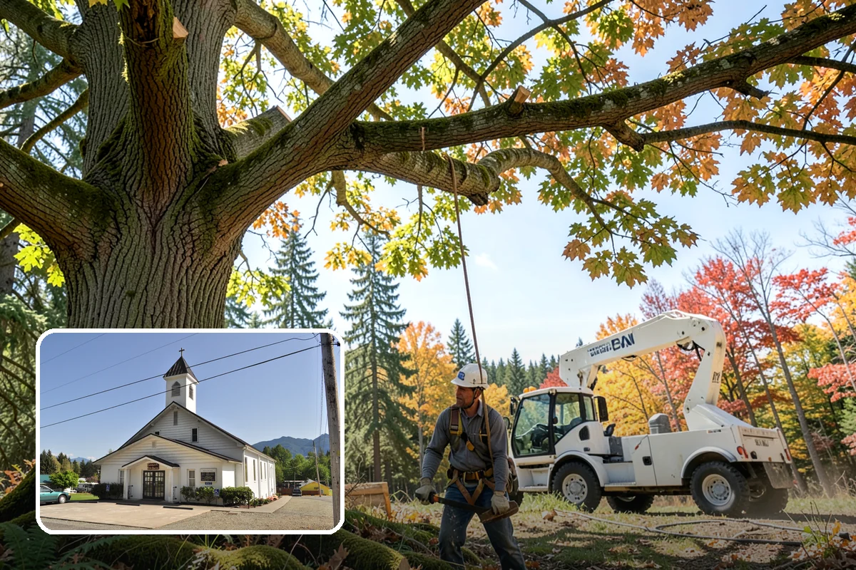 Tree preservation during construction in Concrete, Skagit County, WA - Protects valued trees during projects