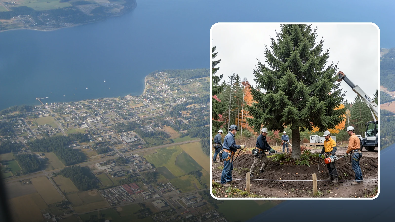 Tree preservation during construction in Coupeville, Island County, WA - Measures to protect trees throughout construction.
