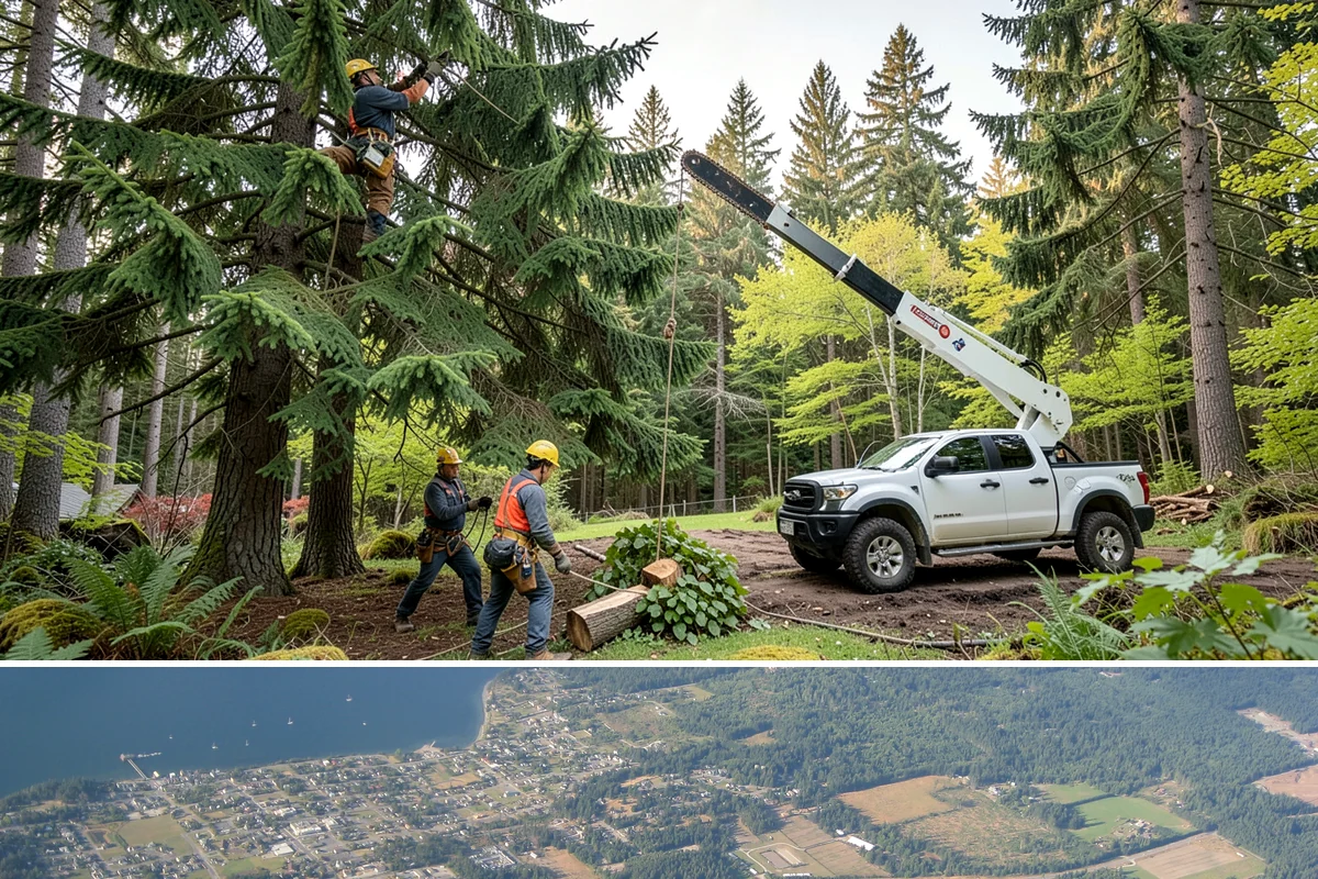 Tree preservation during construction in Coupeville, Island County, WA - This service can be performed year-round in Puget Sound but requires careful monitoring during wet seasons to prevent soil...