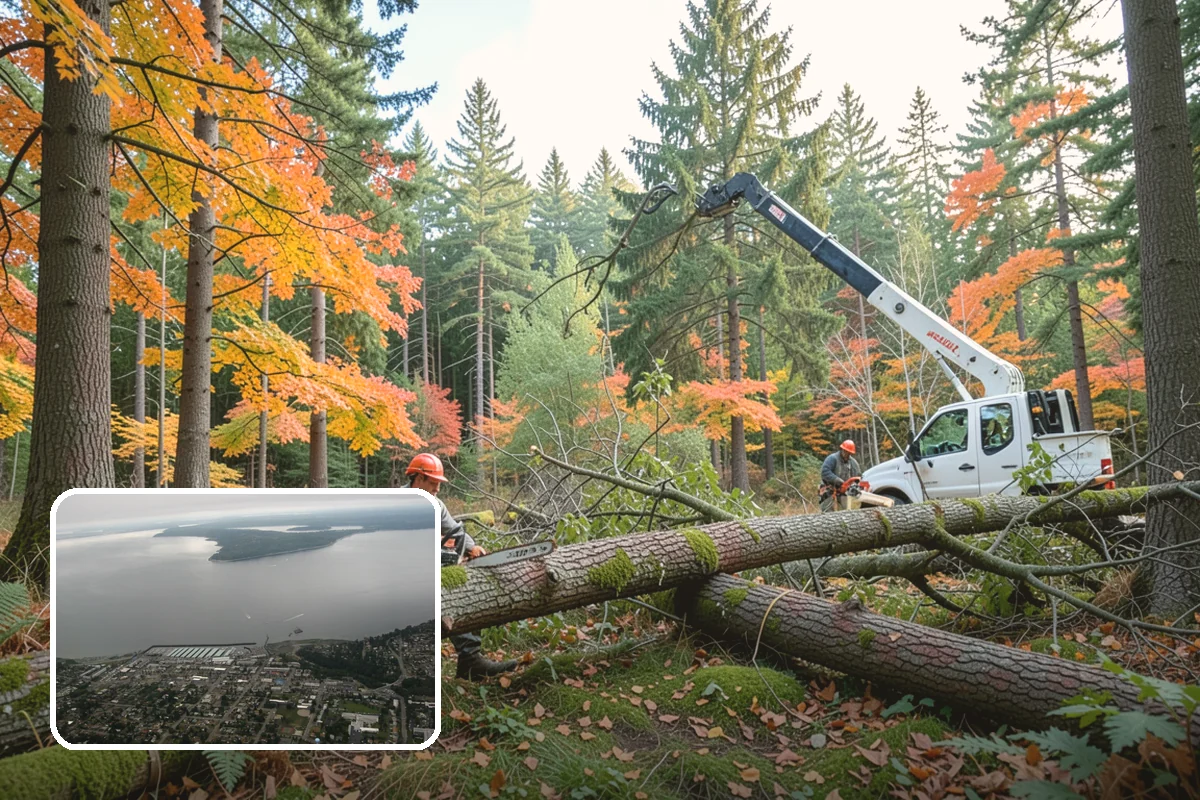 Tree preservation during construction in Des Moines, King County, WA - Protects valued trees during projects