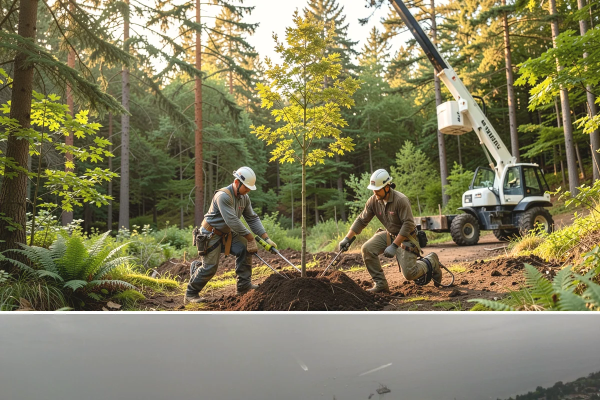 Tree preservation during construction in Des Moines, King County, WA - This service can be performed year-round in Puget Sound but requires careful monitoring during wet seasons to prevent soil...