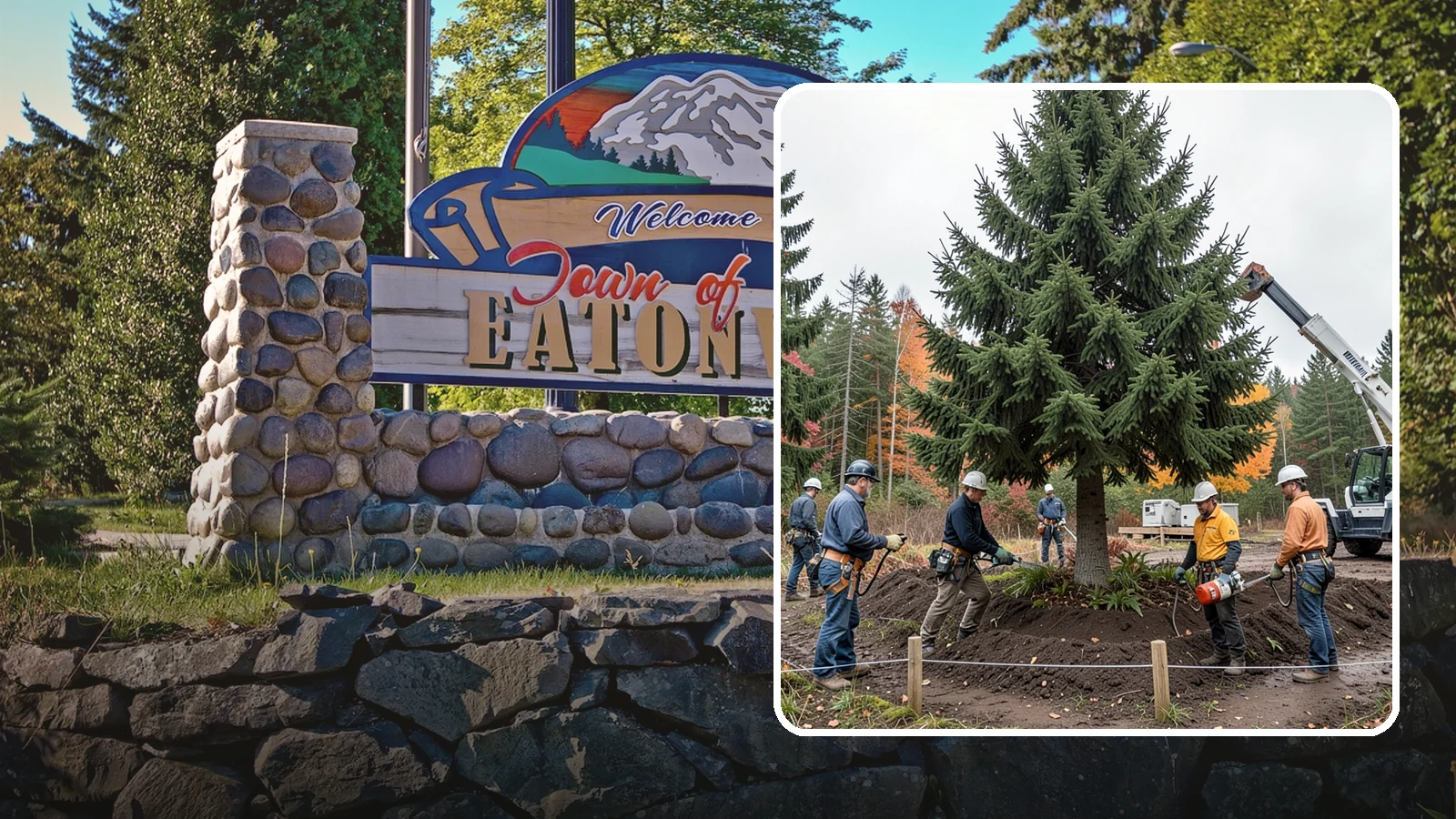 Tree preservation during construction in Eatonville, Pierce County, WA - Measures to protect trees throughout construction.