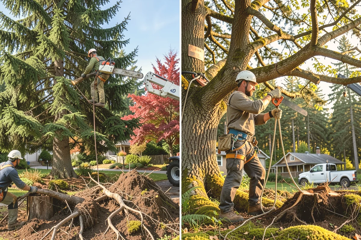 Tree preservation during construction in Edmonds, Snohomish County, WA - Identify trees to retain and their protection zones