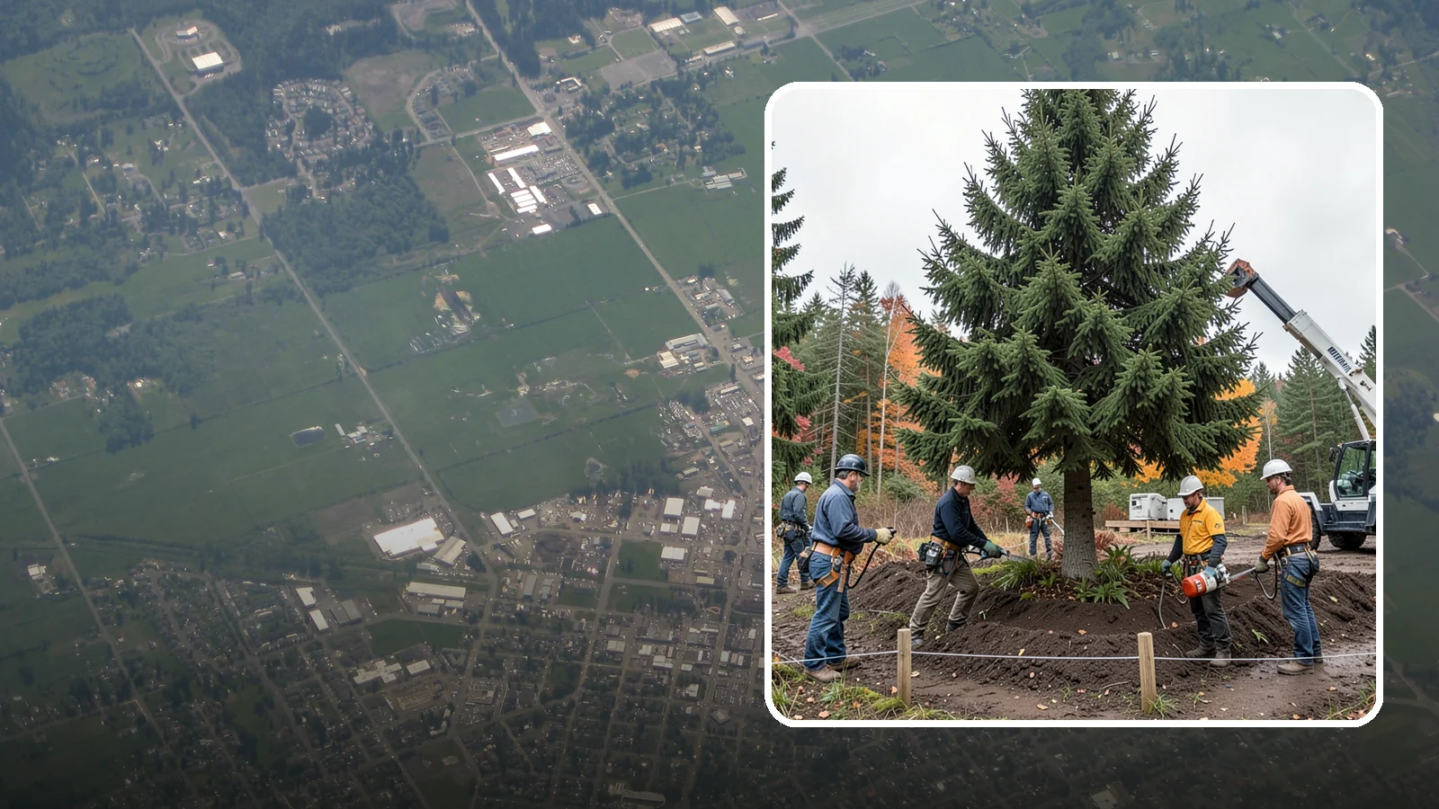 Tree preservation during construction in Enumclaw, King County, WA - Measures to protect trees throughout construction.