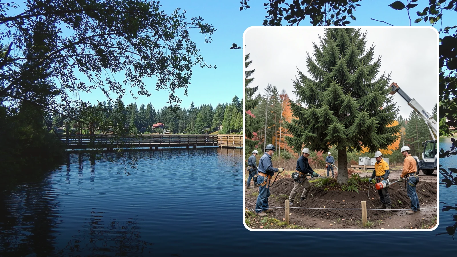 Tree preservation during construction in Federal Way, King County, WA - Measures to protect trees throughout construction.
