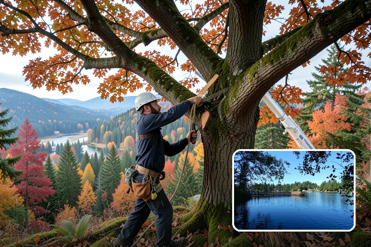 Tree preservation during construction in Federal Way, King County, WA - Protects valued trees during projects