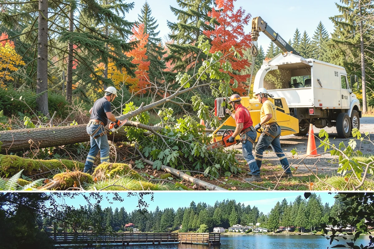 Tree preservation during construction in Federal Way, King County, WA - This service can be performed year-round in Puget Sound but requires careful monitoring during wet seasons to prevent soil...