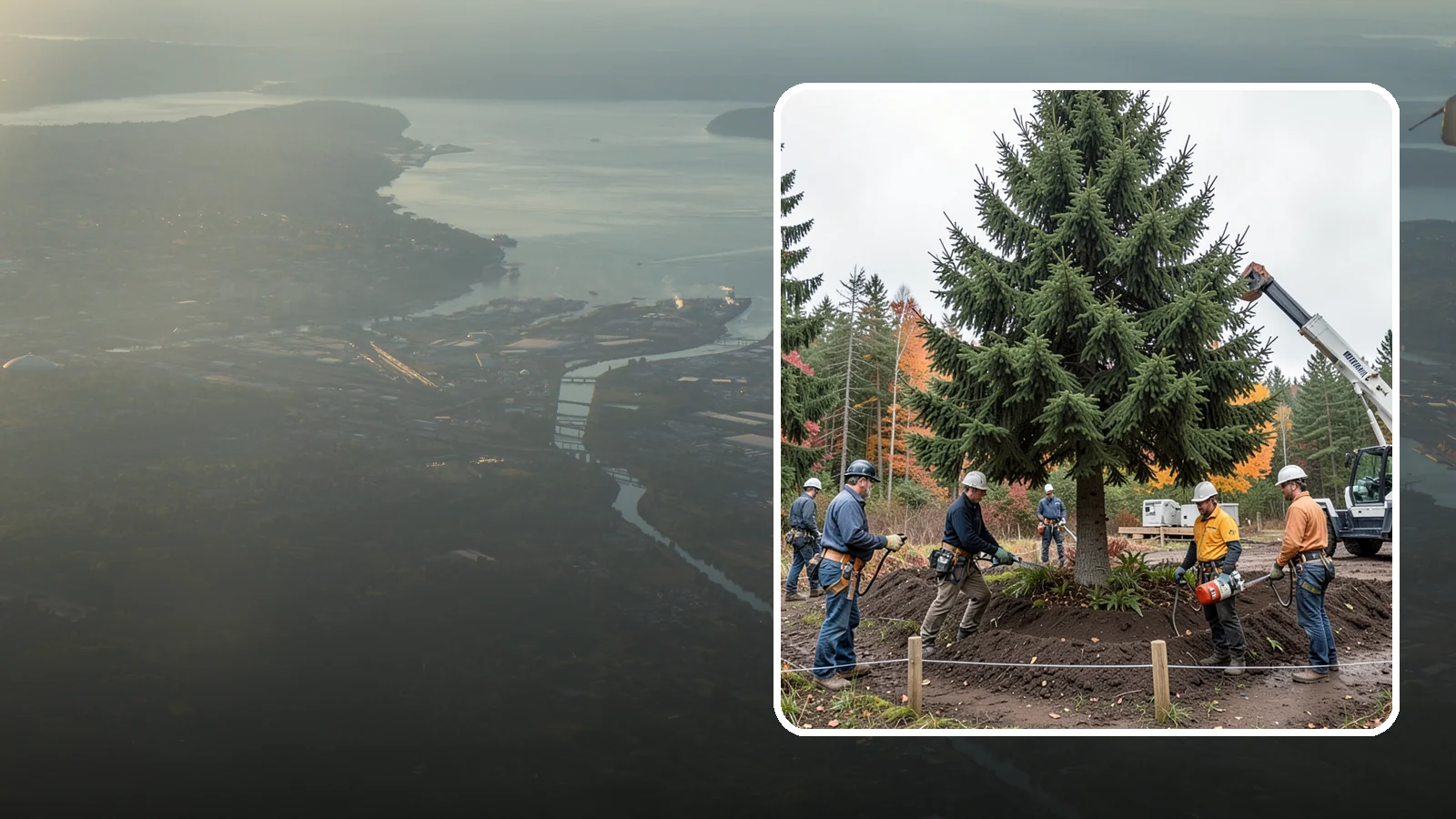 Tree preservation during construction in Fife, Pierce County, WA - Measures to protect trees throughout construction.