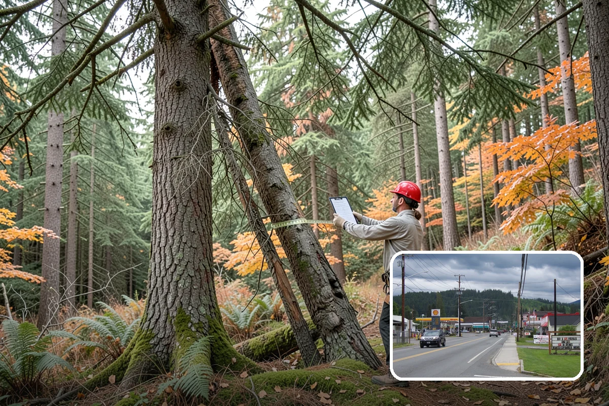 Tree preservation during construction in Granite Falls, Snohomish County, WA - Protects valued trees during projects