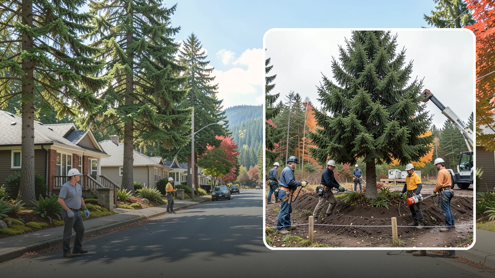 Tree preservation during construction in Hunts Point, King County, WA - Measures to protect trees throughout construction.