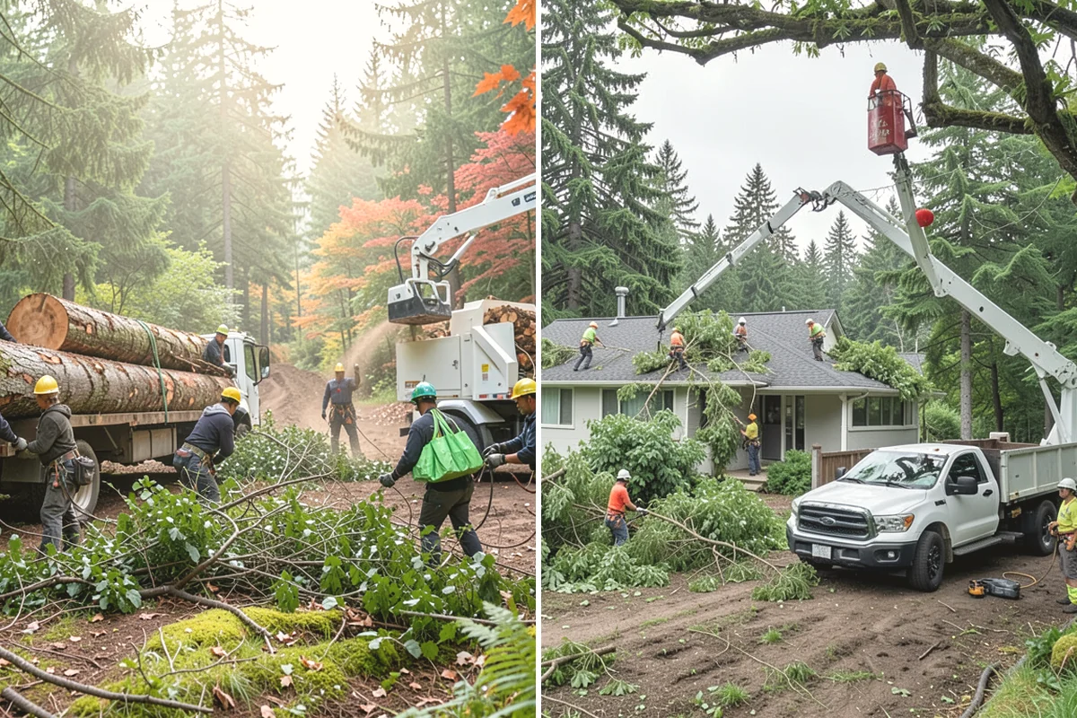 Tree preservation during construction in Issaquah, King County, WA - Identify trees to retain and their protection zones