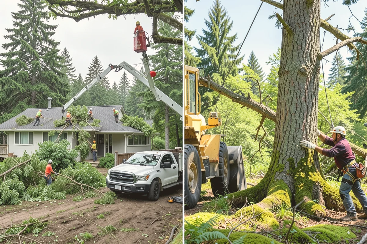 Tree preservation during construction in Kent, King County, WA - Identify trees to retain and their protection zones