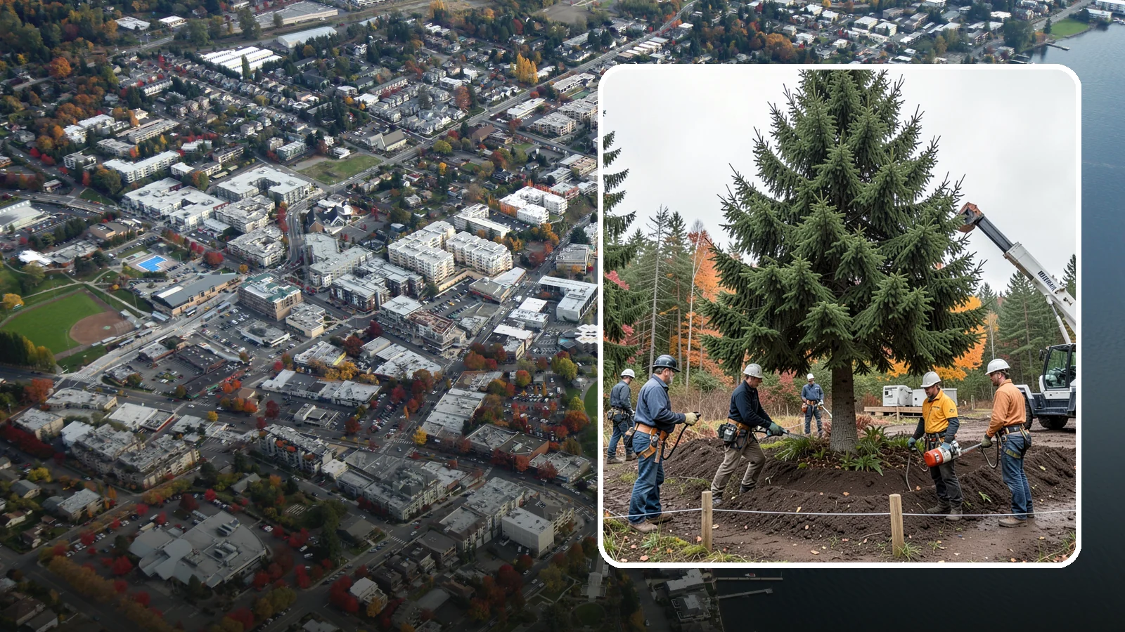 Tree preservation during construction in Kirkland, King County, WA - Measures to protect trees throughout construction.