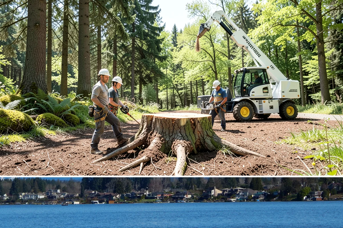 Tree preservation during construction in Lake Stevens, Snohomish County, WA - This service can be performed year-round in Puget Sound but requires careful monitoring during wet seasons to prevent soil...