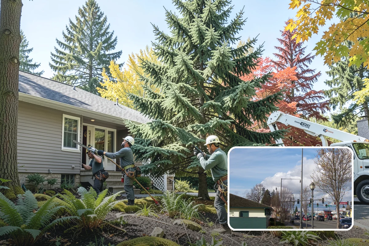 Tree preservation during construction in Marysville, Snohomish County, WA - Protects valued trees during projects