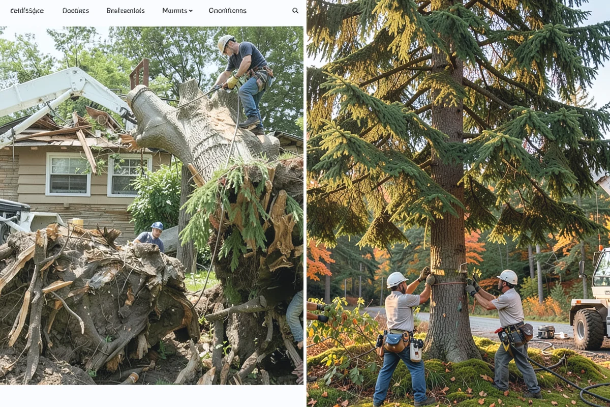 Tree preservation during construction in Marysville, Snohomish County, WA - Identify trees to retain and their protection zones