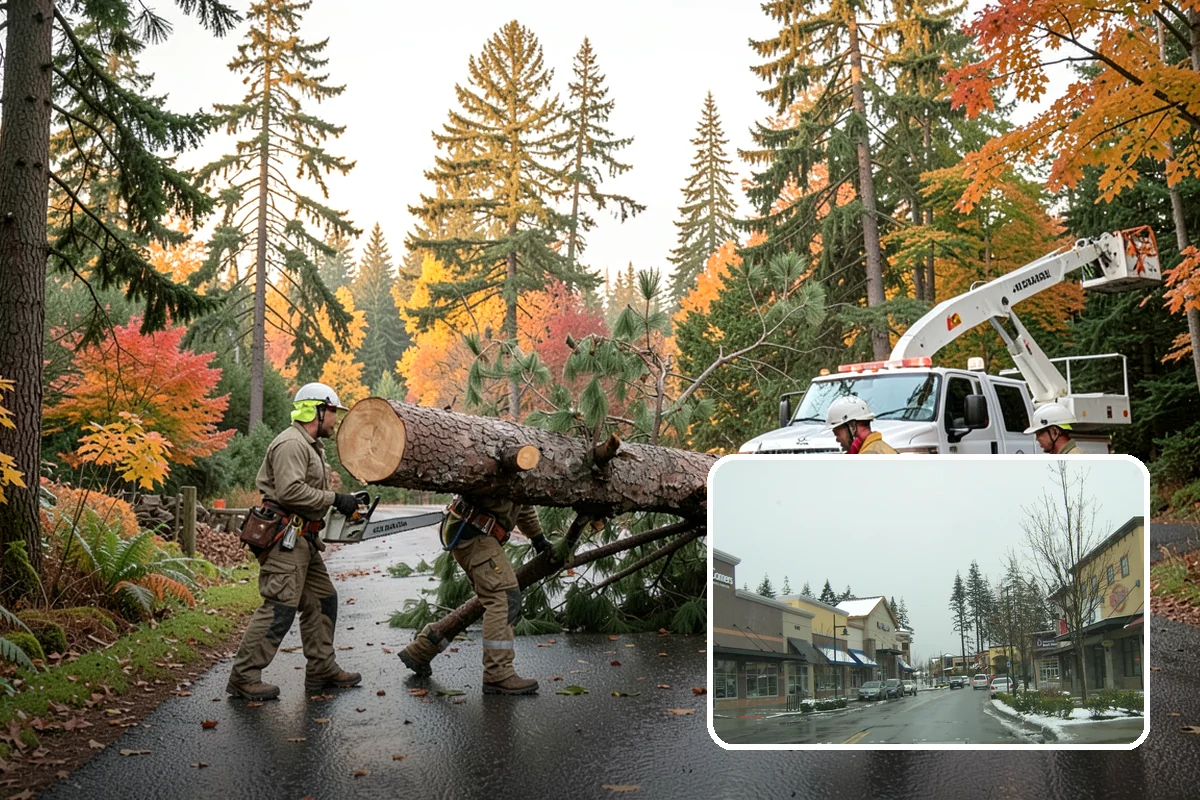 Tree preservation during construction in Mill Creek, Snohomish County, WA - Protects valued trees during projects