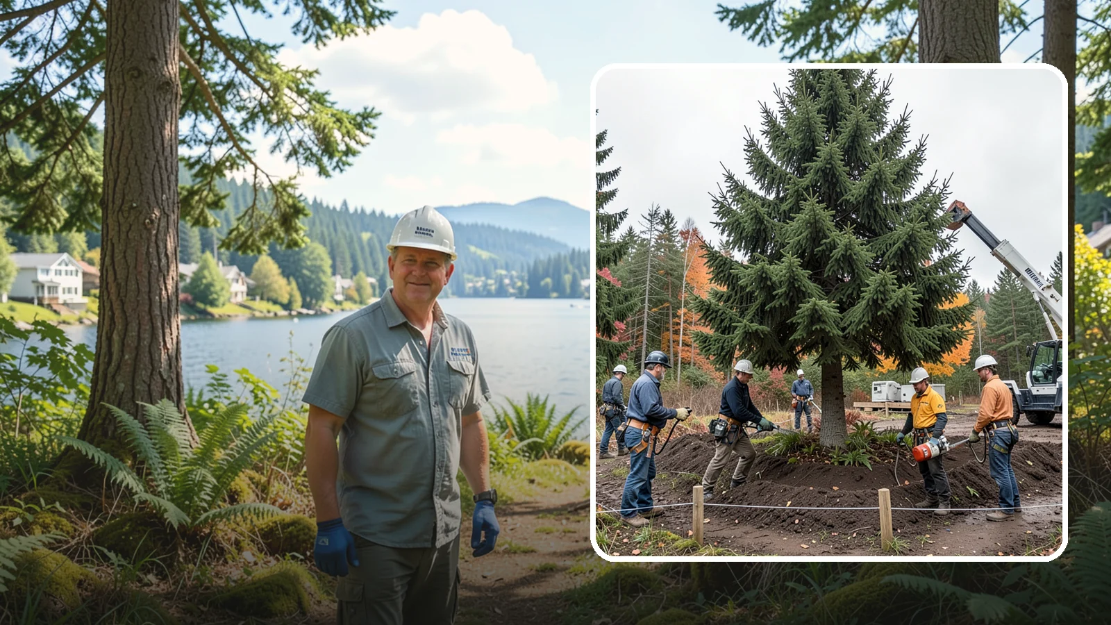 Tree preservation during construction in Milton, King County, WA - Measures to protect trees throughout construction.