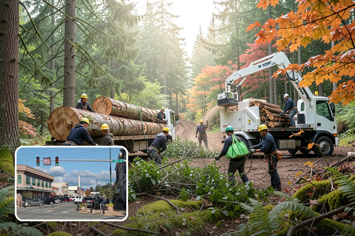 Tree preservation during construction in Monroe, Snohomish County, WA - Protects valued trees during projects