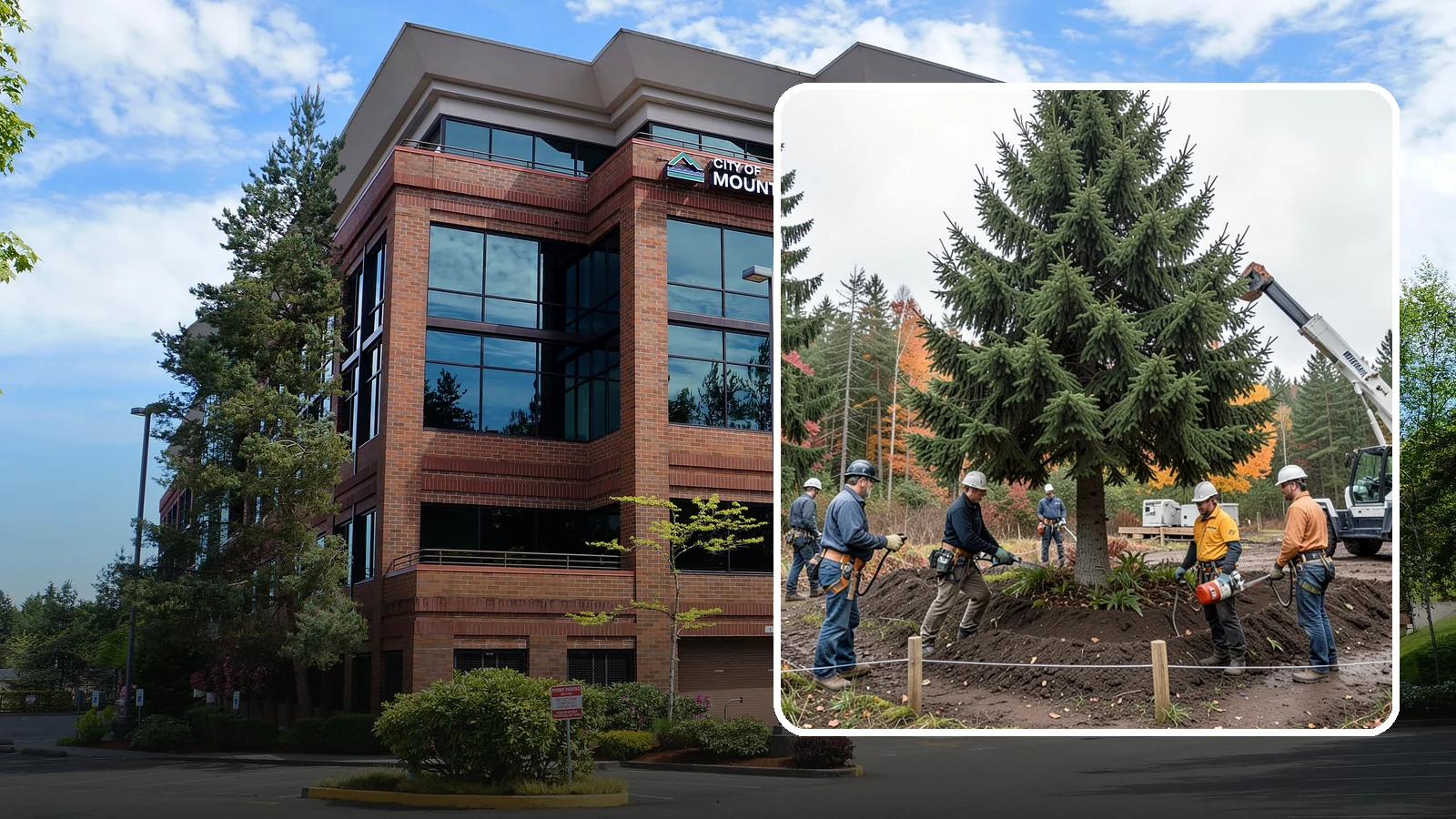 Tree preservation during construction in Mountlake Terrace, Snohomish County, WA - Measures to protect trees throughout construction.
