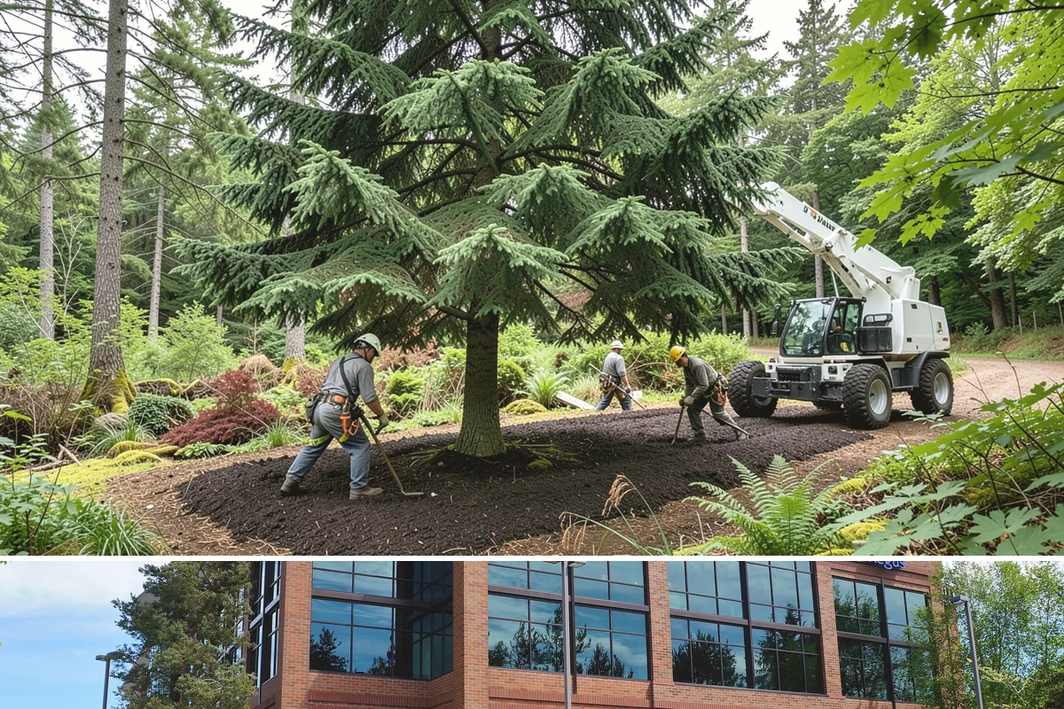 Tree preservation during construction in Mountlake Terrace, Snohomish County, WA - This service can be performed year-round in Puget Sound but requires careful monitoring during wet seasons to prevent soil...