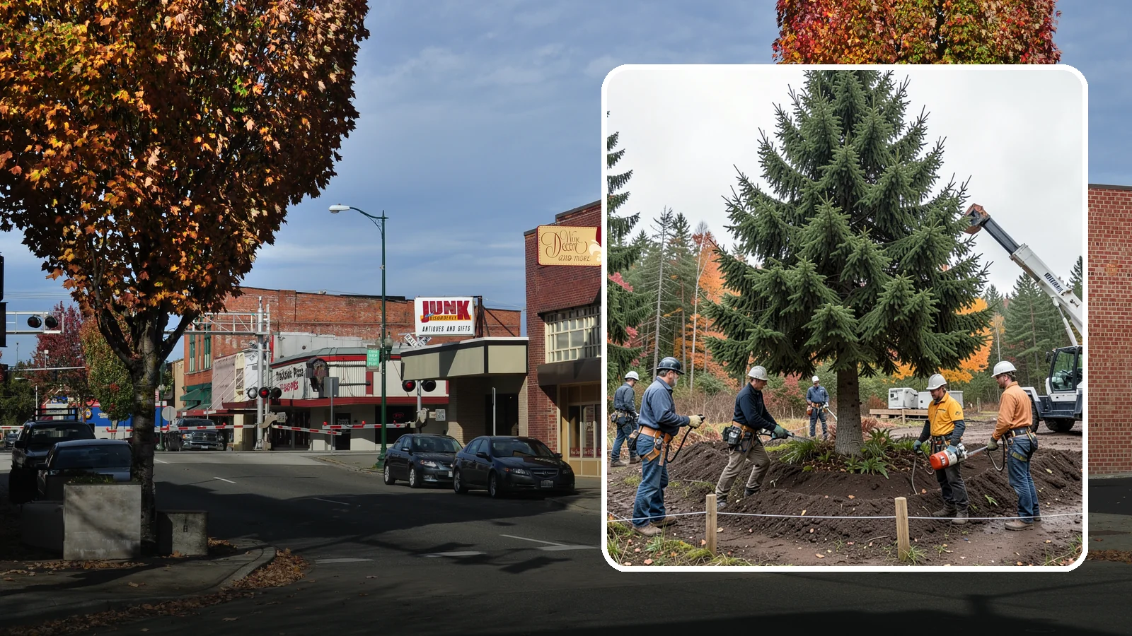 Tree preservation during construction in Puyallup, Pierce County, WA - Measures to protect trees throughout construction.