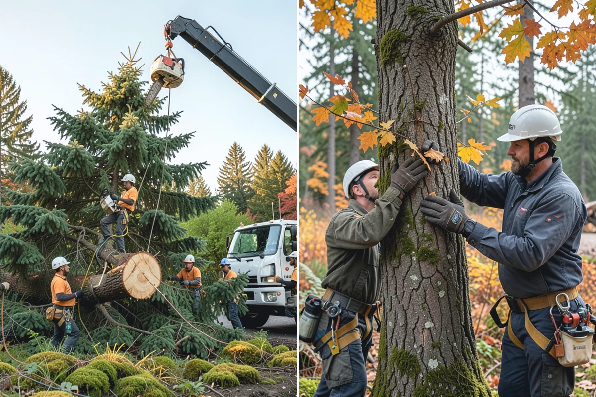 Tree preservation during construction in Redmond, King County, WA - Identify trees to retain and their protection zones