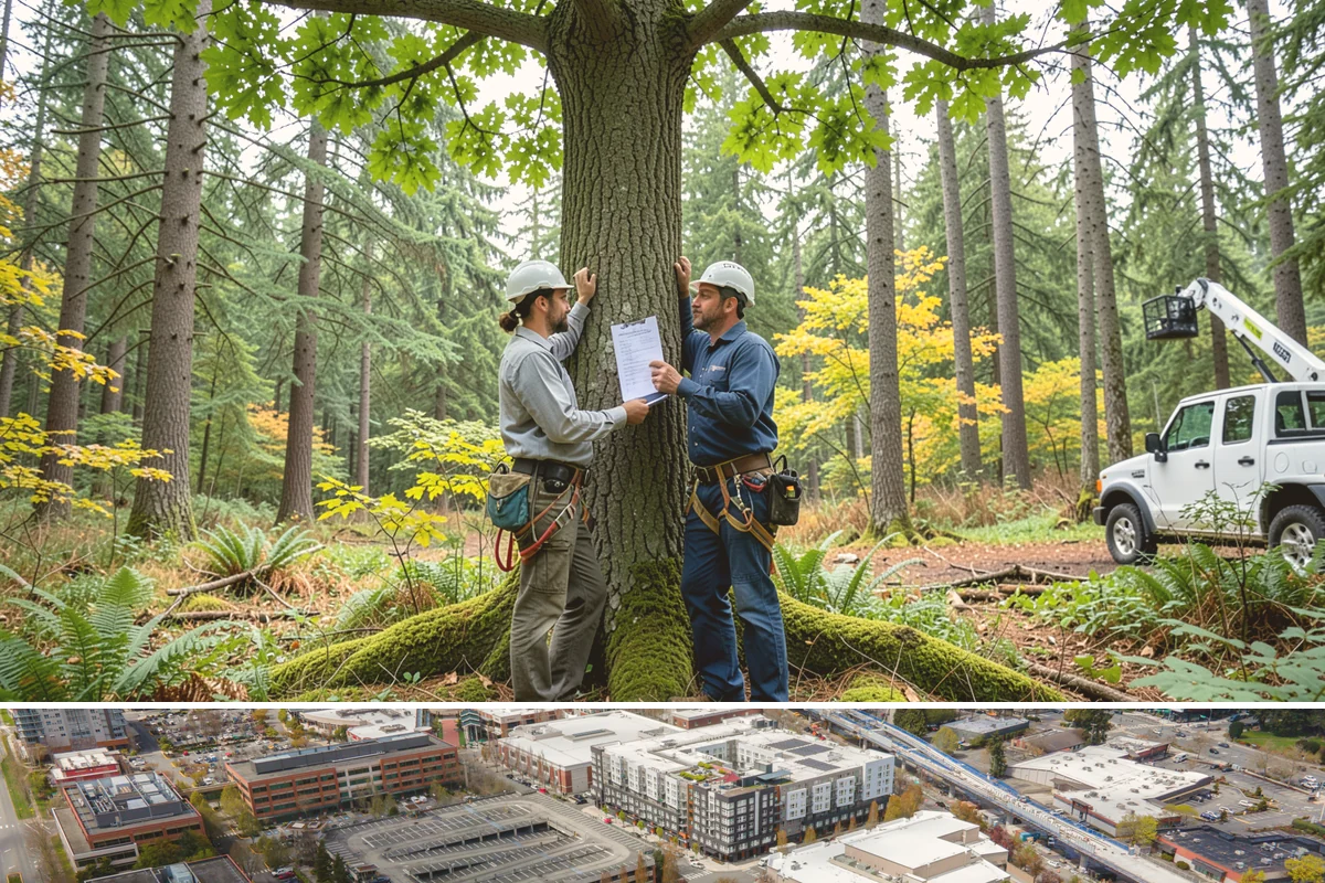 Tree preservation during construction in Redmond, King County, WA - This service can be performed year-round in Puget Sound but requires careful monitoring during wet seasons to prevent soil...