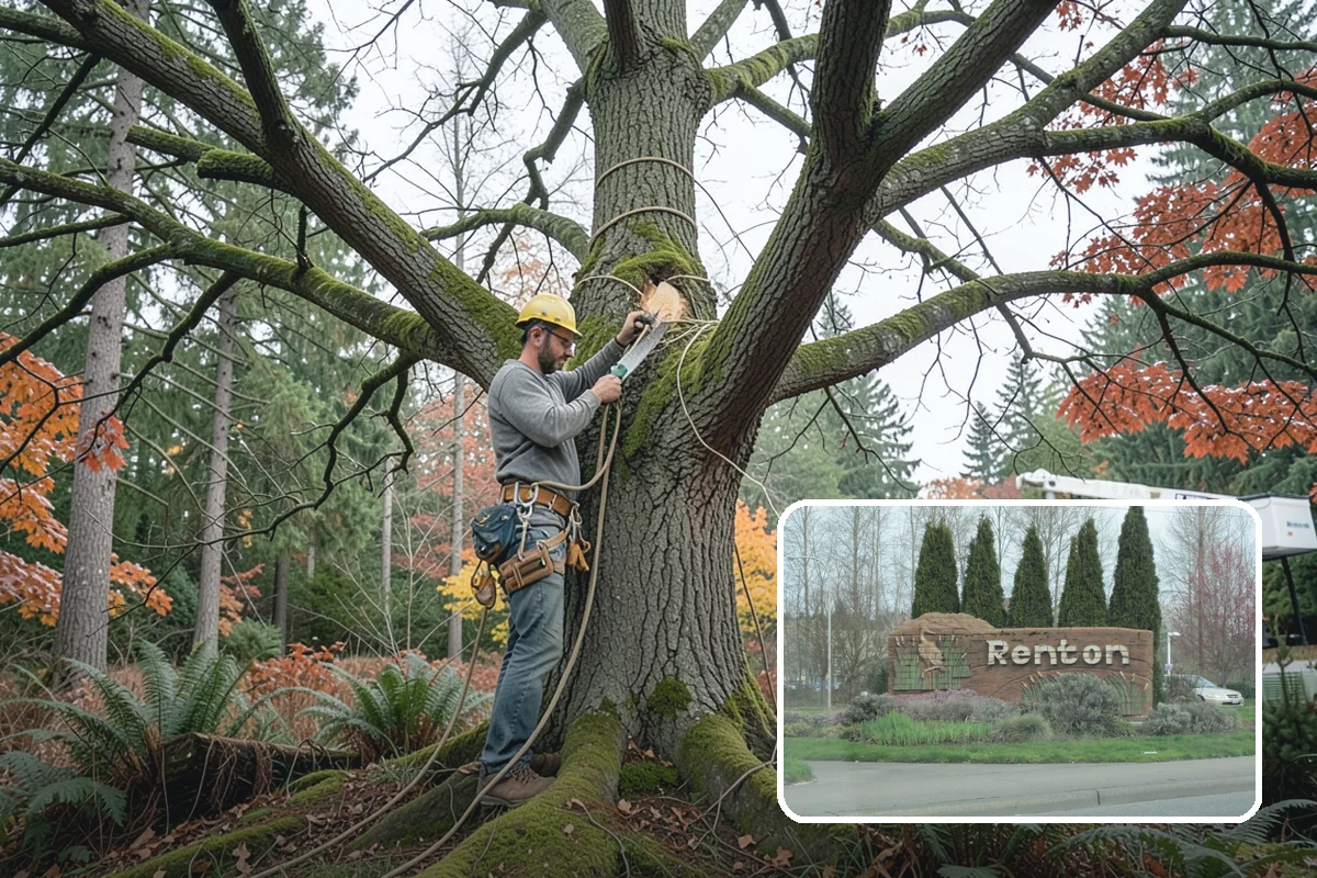 Tree preservation during construction in Renton, King County, WA - Protects valued trees during projects